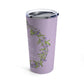 From Provence with love Lavender Frame Stainless Steel Hot or Cold Vacuum Tumbler 20oz Ichaku [Perfect Gifts Selection]