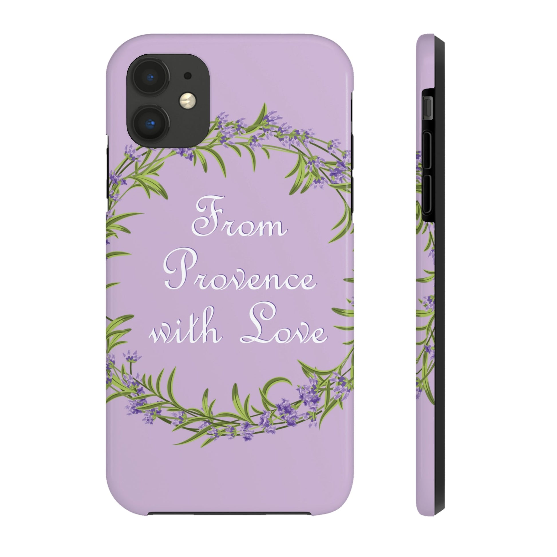 From Provence with love Lavender Frame Tough Phone Cases Case-Mate Ichaku [Perfect Gifts Selection]