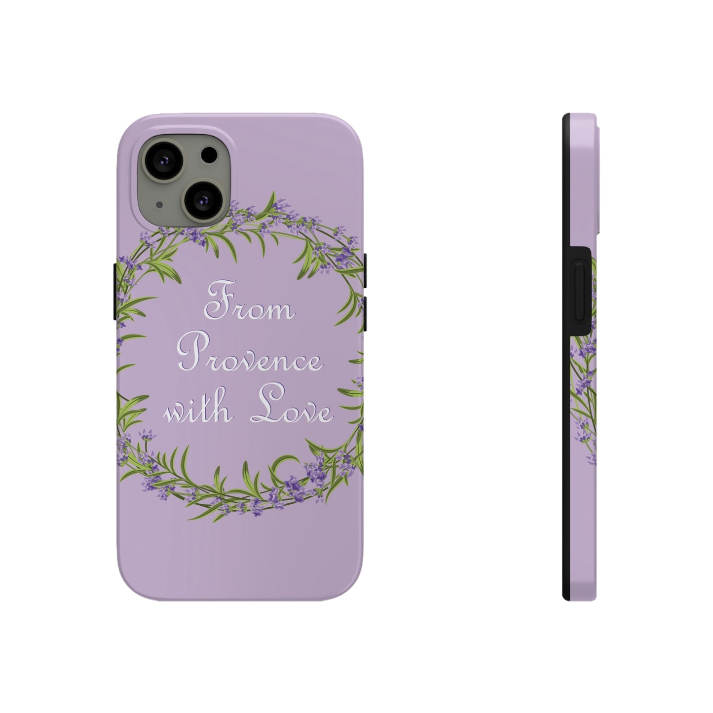 From Provence with love Lavender Frame Tough Phone Cases Case-Mate Ichaku [Perfect Gifts Selection]