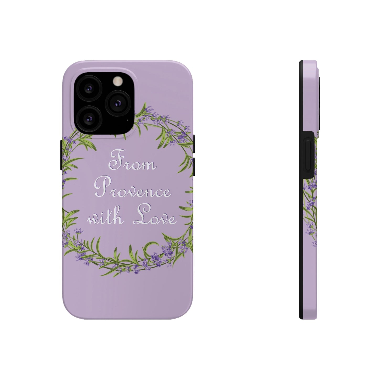 From Provence with love Lavender Frame Tough Phone Cases Case-Mate Ichaku [Perfect Gifts Selection]