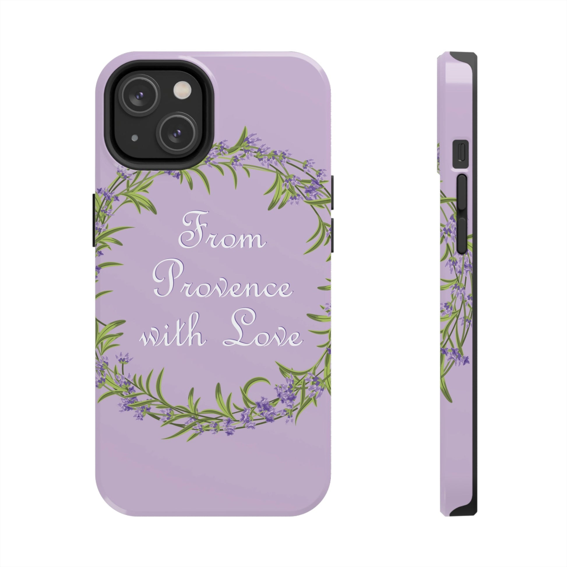 From Provence with love Lavender Frame Tough Phone Cases Case-Mate Ichaku [Perfect Gifts Selection]