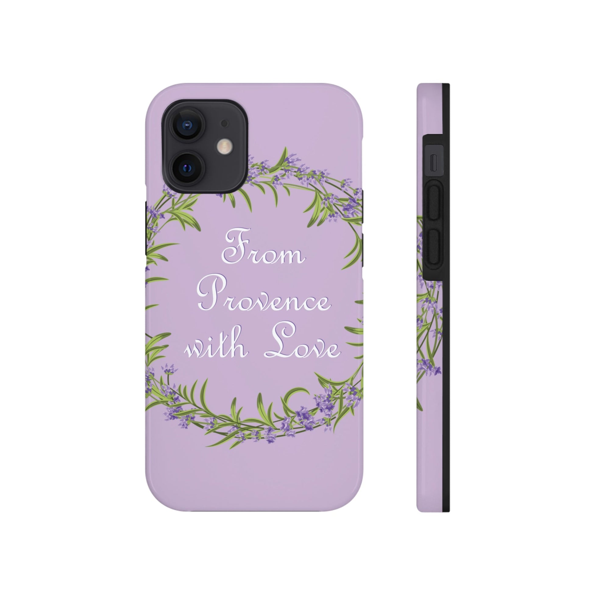 From Provence with love Lavender Frame Tough Phone Cases Case-Mate Ichaku [Perfect Gifts Selection]