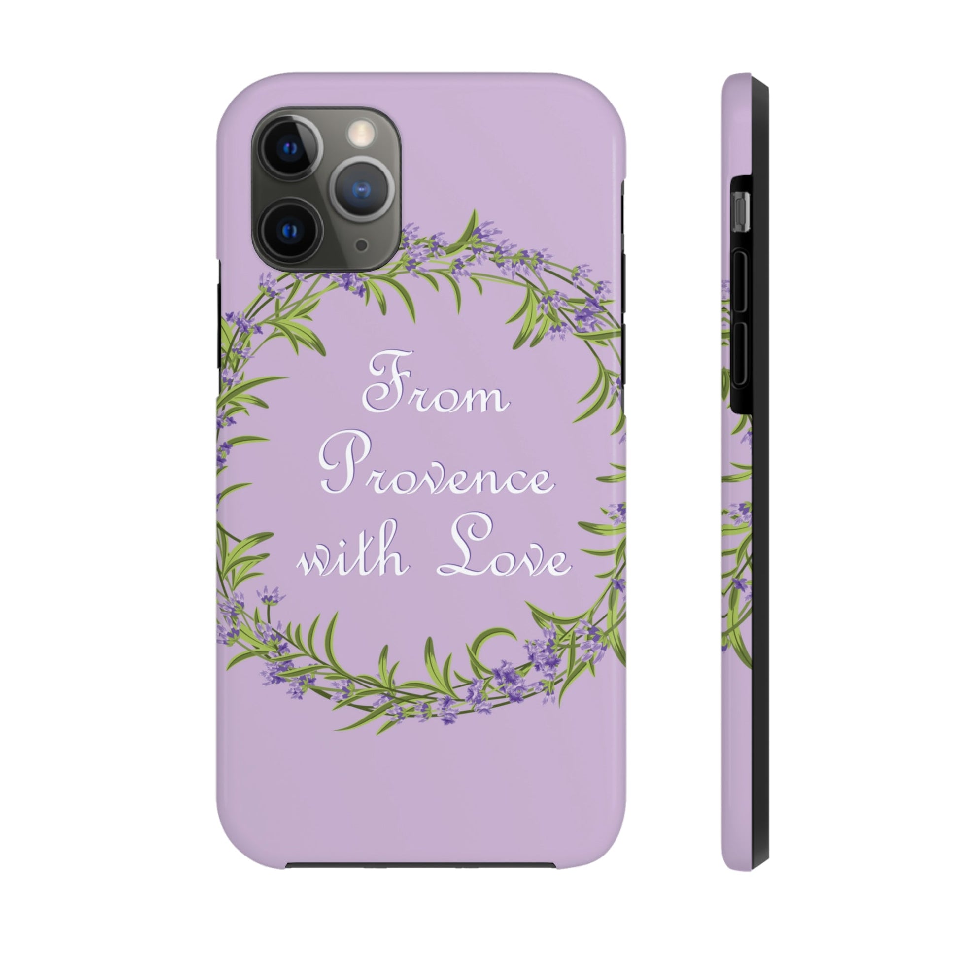 From Provence with love Lavender Frame Tough Phone Cases Case-Mate Ichaku [Perfect Gifts Selection]