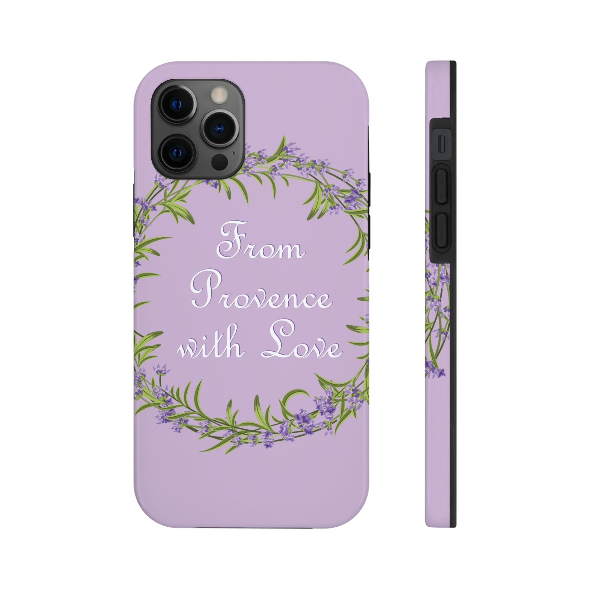 From Provence with love Lavender Frame Tough Phone Cases Case-Mate Ichaku [Perfect Gifts Selection]