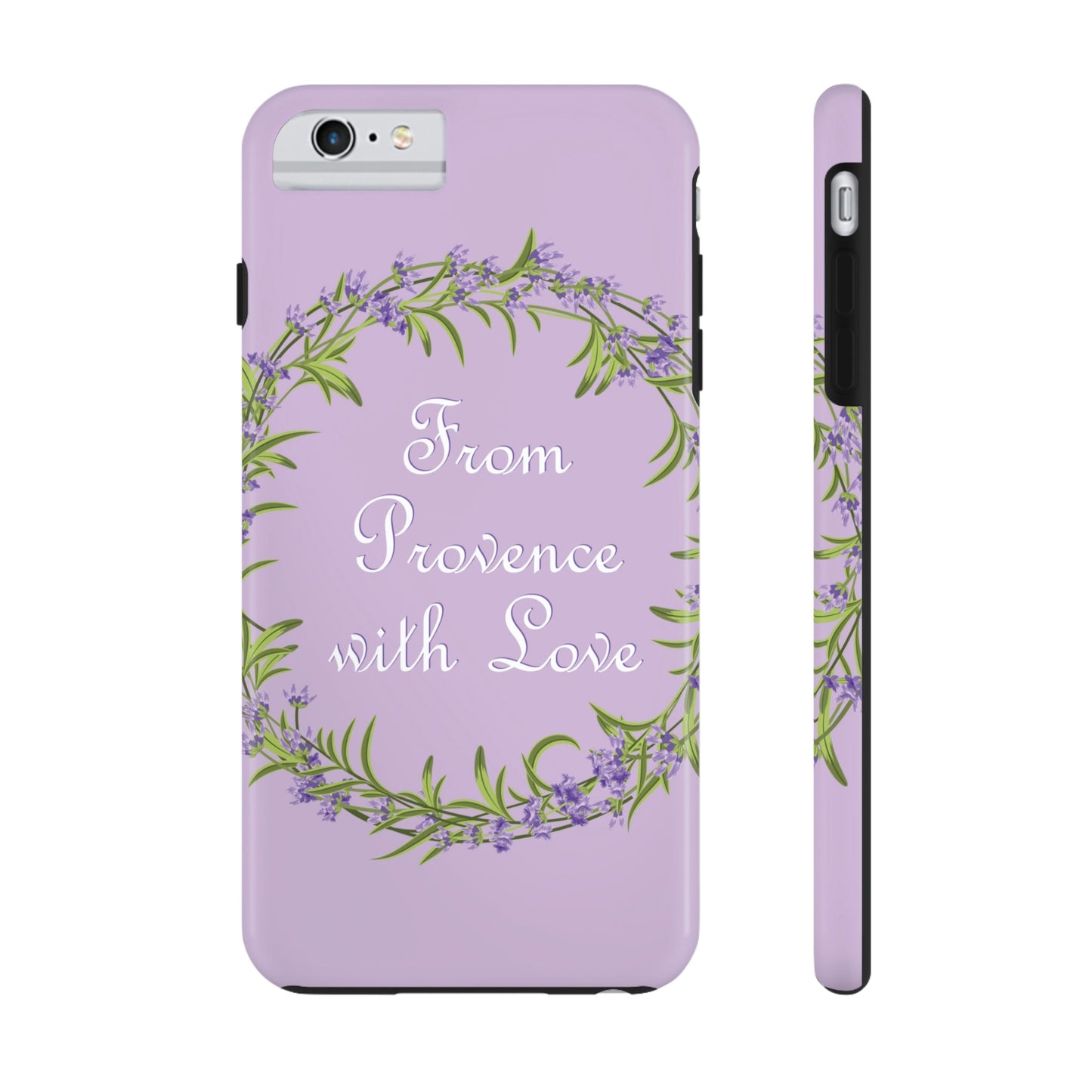 From Provence with love Lavender Frame Tough Phone Cases Case-Mate Ichaku [Perfect Gifts Selection]