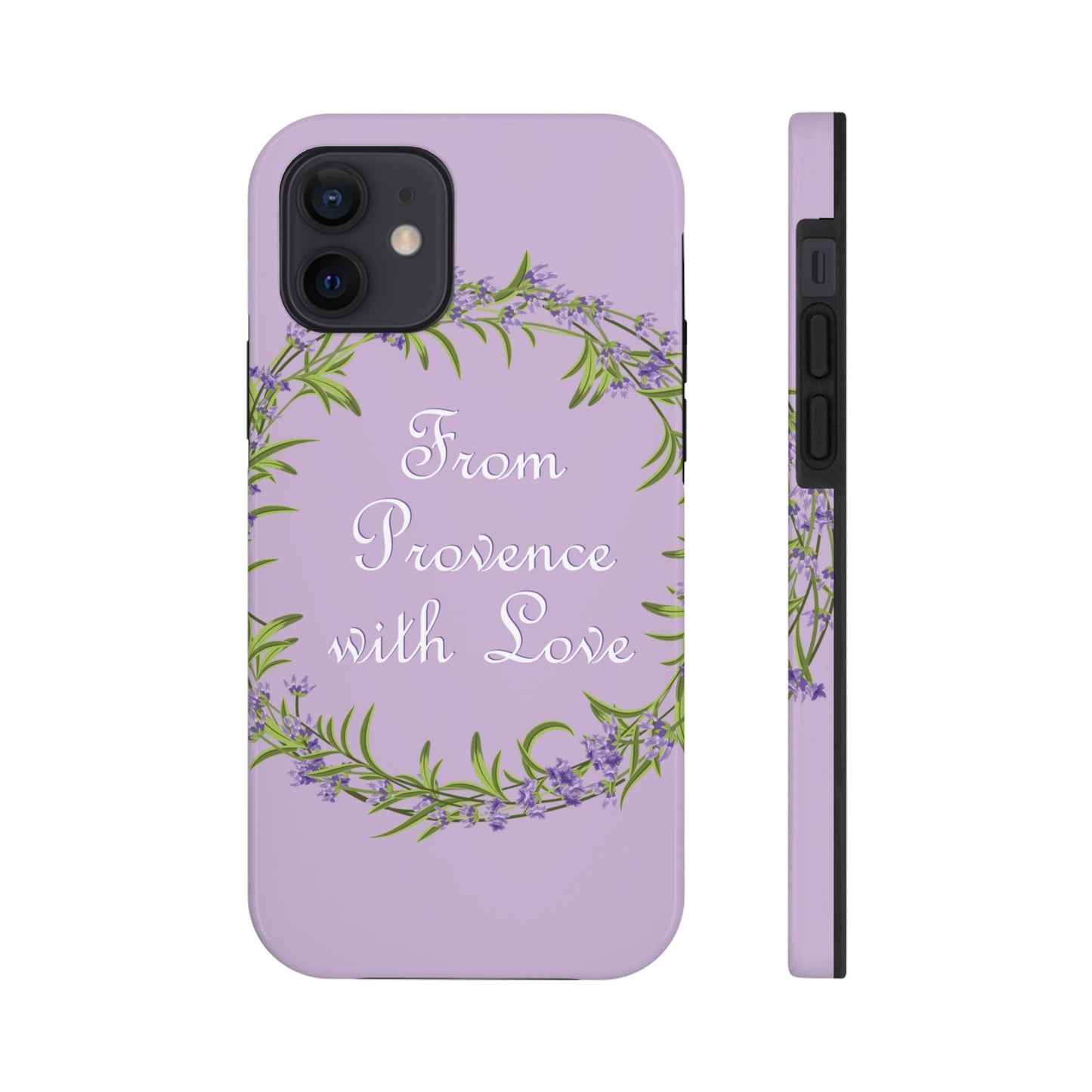 From Provence with love Lavender Frame Tough Phone Cases Case-Mate Ichaku [Perfect Gifts Selection]