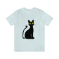 Funny Anime Black Cat Unisex Jersey Short Sleeve T-Shirt Ichaku [Perfect Gifts Selection]