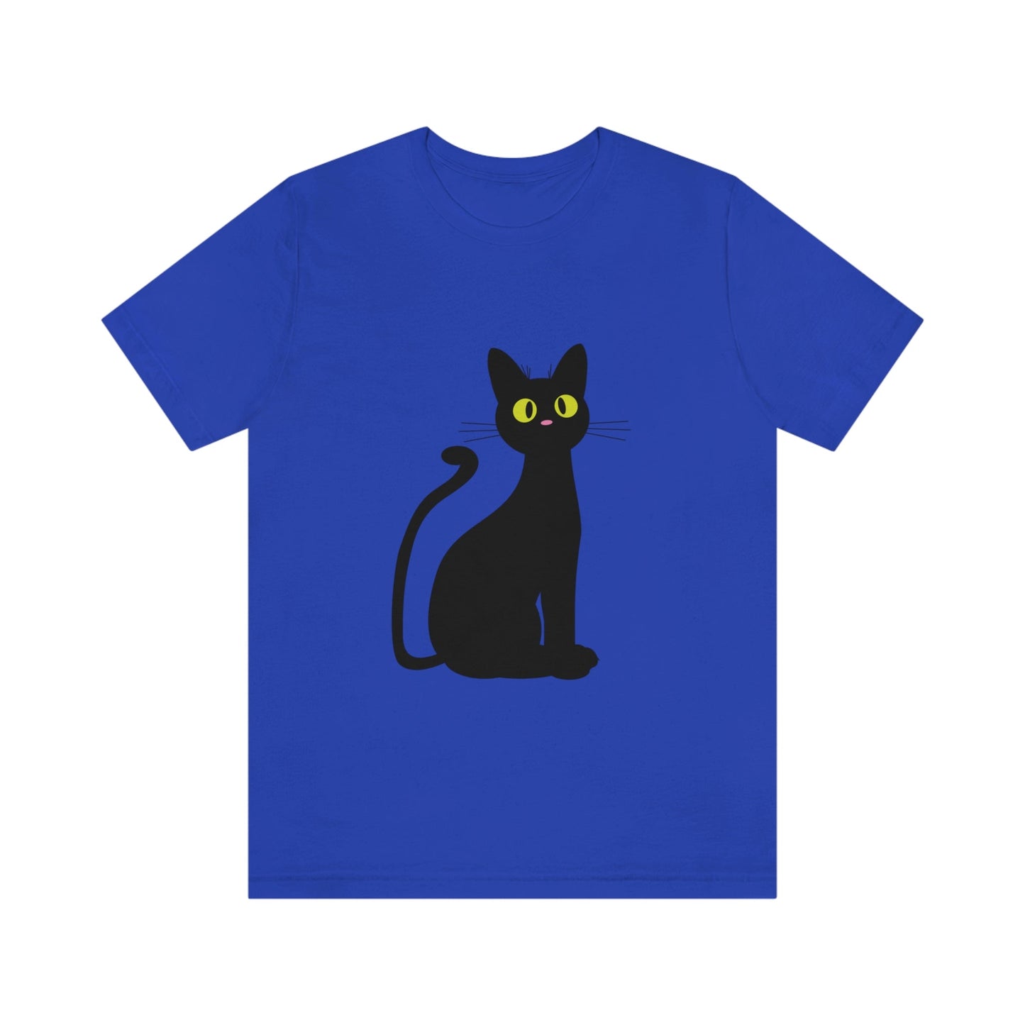 Funny Anime Black Cat Unisex Jersey Short Sleeve T-Shirt Ichaku [Perfect Gifts Selection]