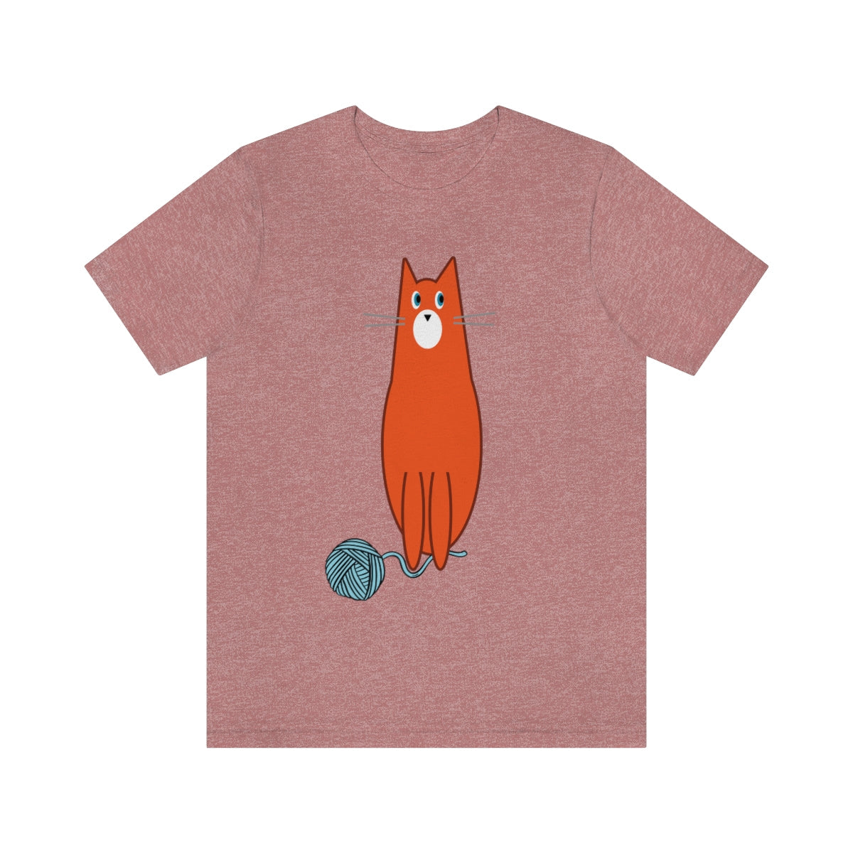 Funny Cat Crochet Assistant Unisex Jersey Short Sleeve T-Shirt Ichaku [Perfect Gifts Selection]
