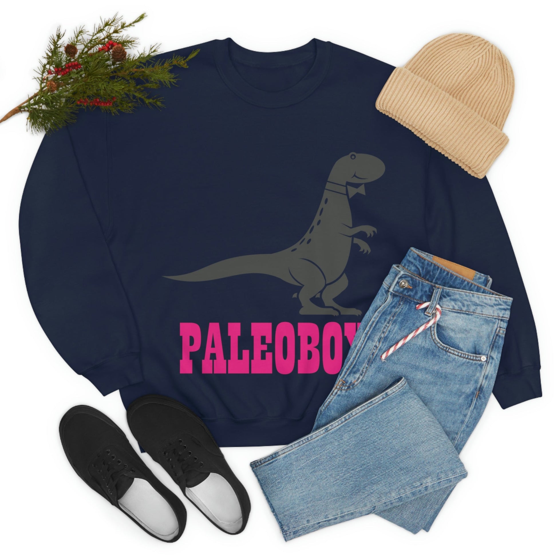 Funny T-Rex Paleontologist Boy Professional Humor Unisex Heavy Blend™ Crewneck Sweatshirt Ichaku [Perfect Gifts Selection]