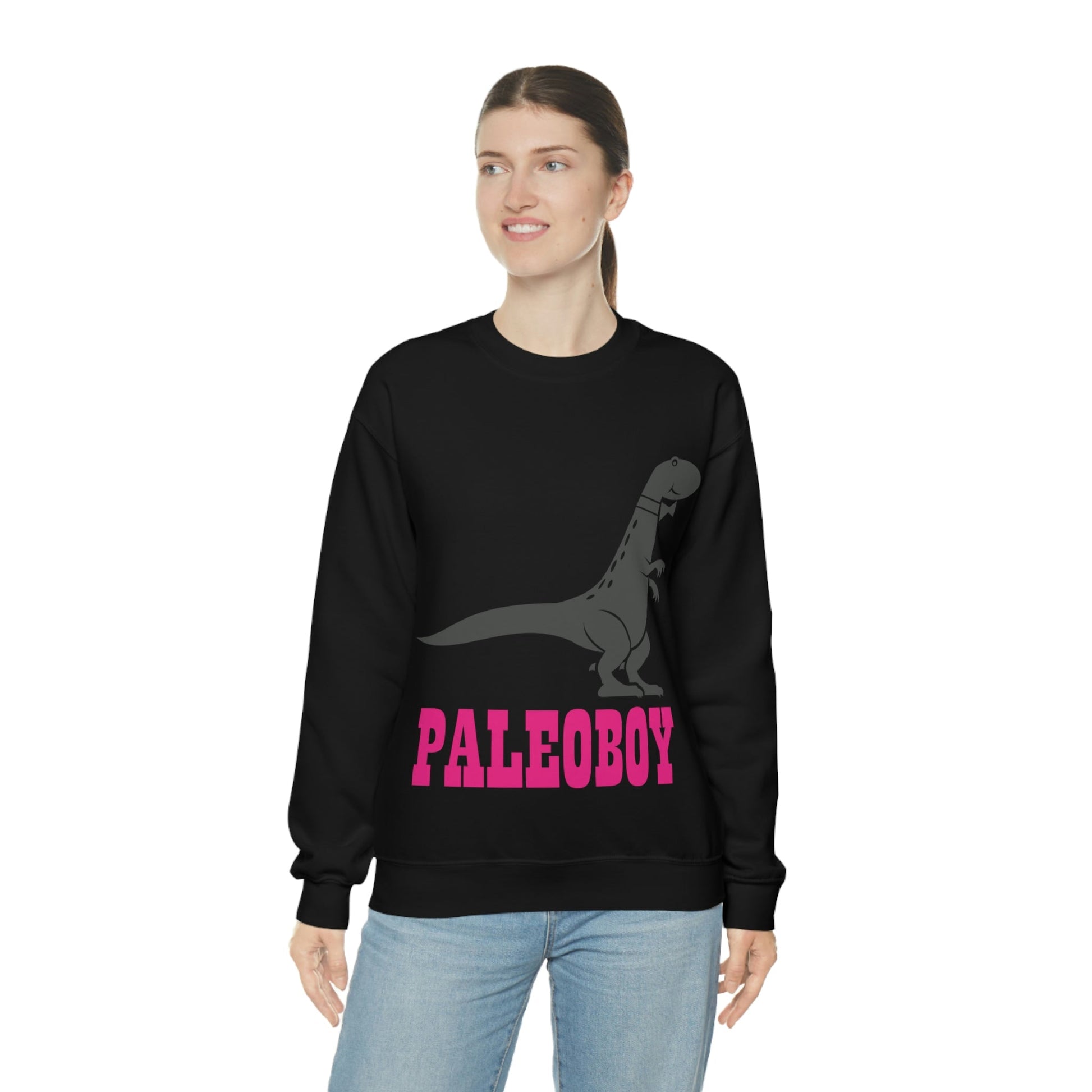 Funny T-Rex Paleontologist Boy Professional Humor Unisex Heavy Blend™ Crewneck Sweatshirt Ichaku [Perfect Gifts Selection]