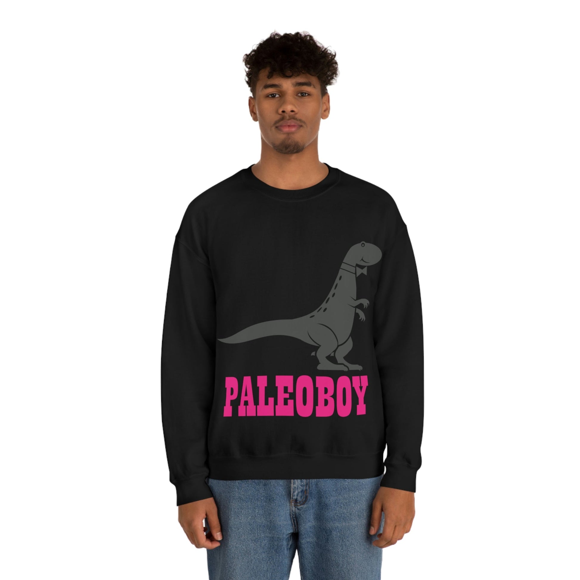 Funny T-Rex Paleontologist Boy Professional Humor Unisex Heavy Blend™ Crewneck Sweatshirt Ichaku [Perfect Gifts Selection]