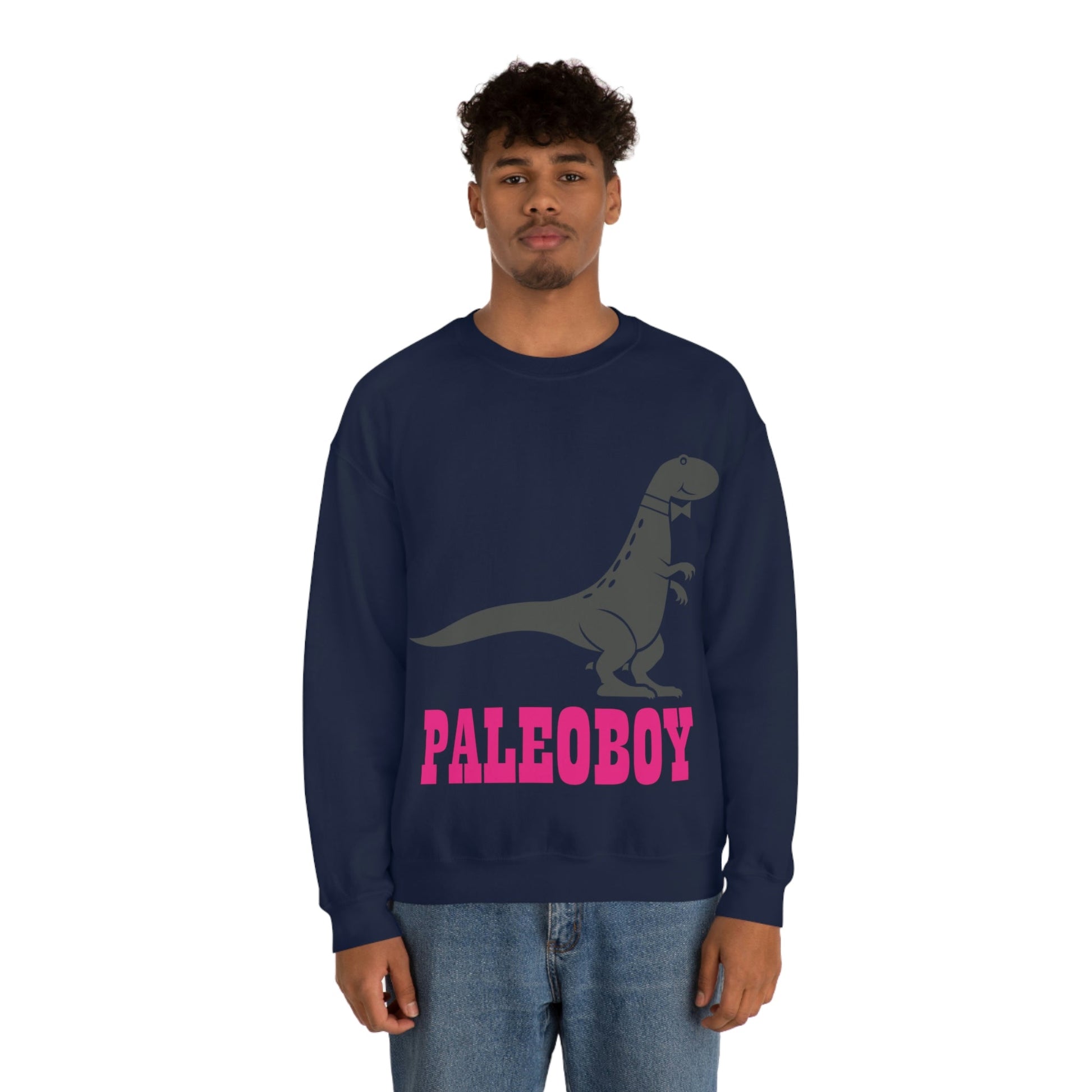 Funny T-Rex Paleontologist Boy Professional Humor Unisex Heavy Blend™ Crewneck Sweatshirt Ichaku [Perfect Gifts Selection]