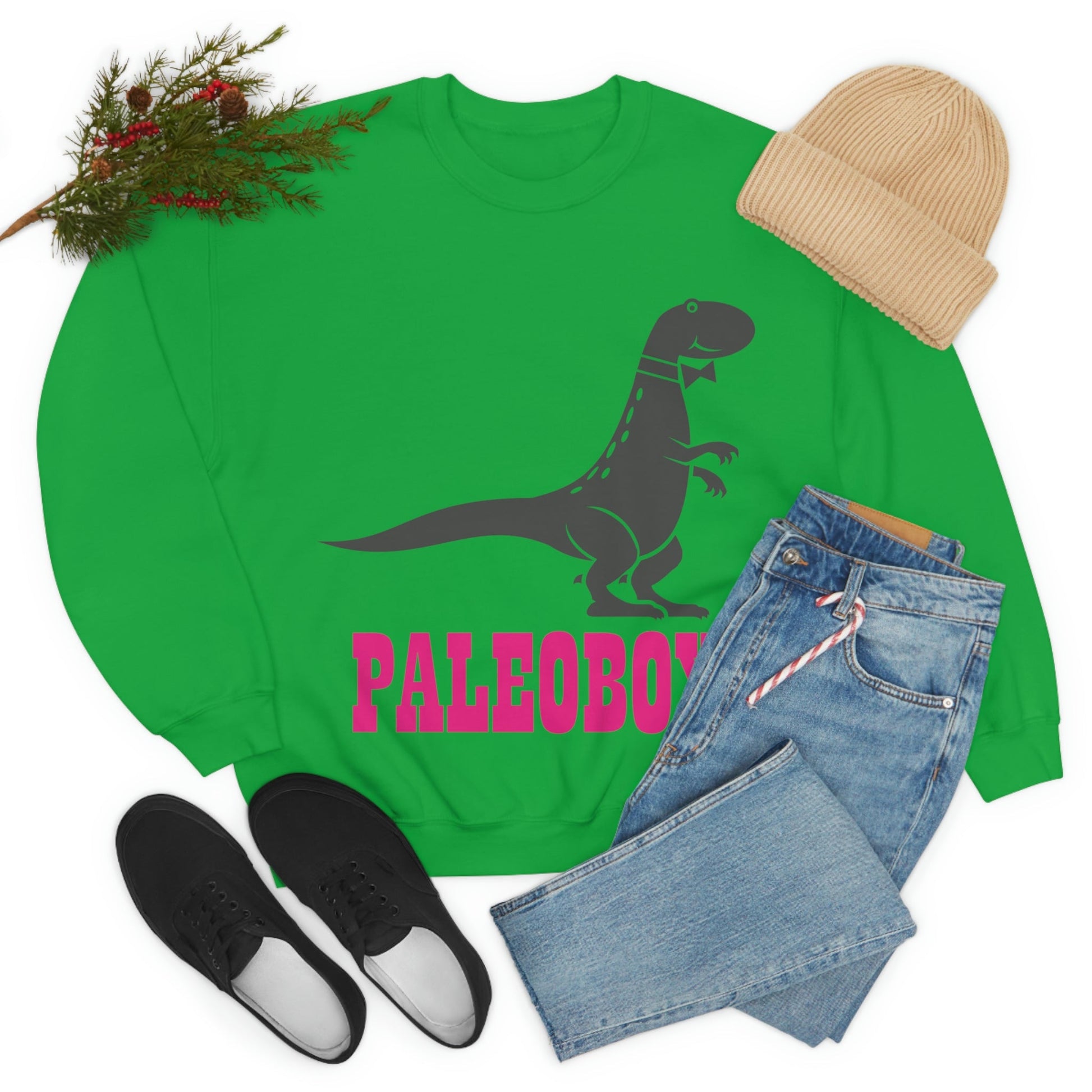 Funny T-Rex Paleontologist Boy Professional Humor Unisex Heavy Blend™ Crewneck Sweatshirt Ichaku [Perfect Gifts Selection]