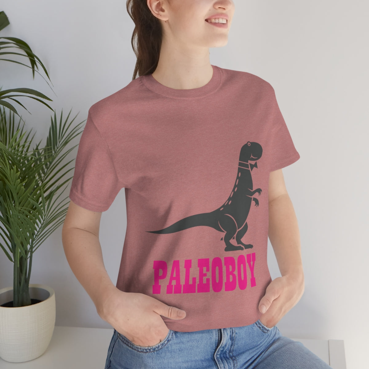 Funny T-Rex Paleontologist Boy Professional Humor Unisex Jersey Short Sleeve T-Shirt Ichaku [Perfect Gifts Selection]