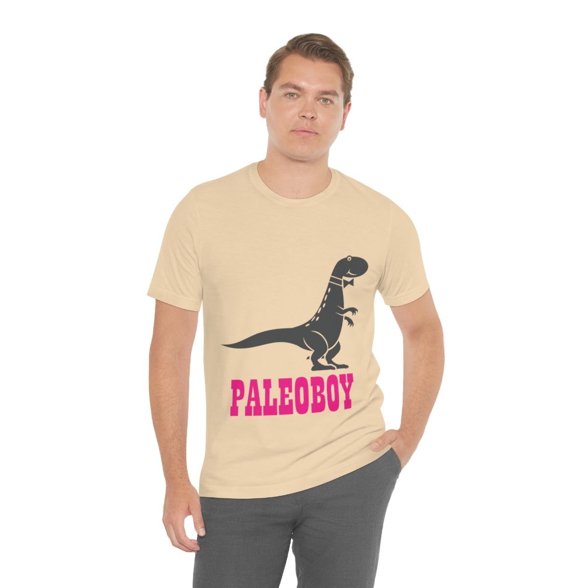 Funny T-Rex Paleontologist Boy Professional Humor Unisex Jersey Short Sleeve T-Shirt Ichaku [Perfect Gifts Selection]