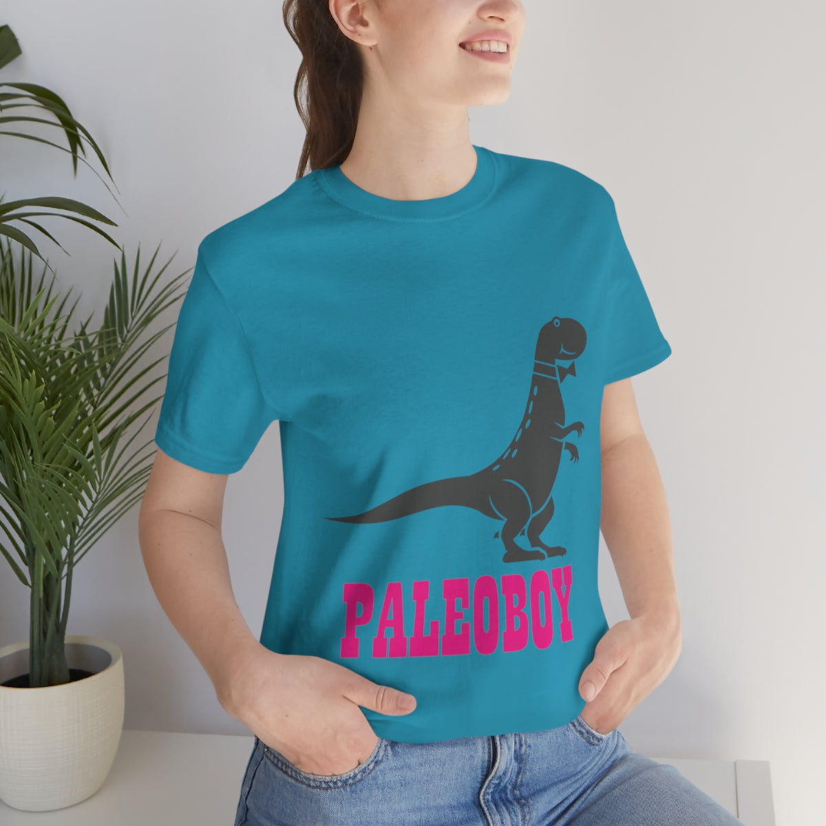 Funny T-Rex Paleontologist Boy Professional Humor Unisex Jersey Short Sleeve T-Shirt Ichaku [Perfect Gifts Selection]