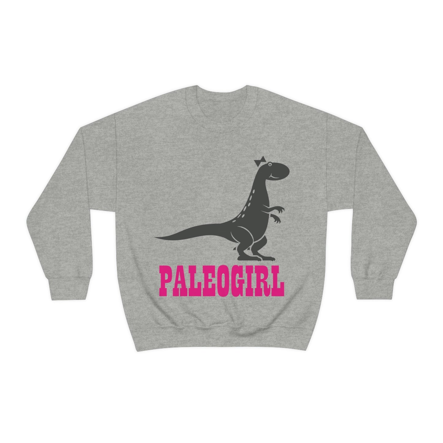 Funny T-Rex Paleontologist Girl, Professional Humor Unisex Heavy Blend™ Crewneck Sweatshirt Ichaku [Perfect Gifts Selection]