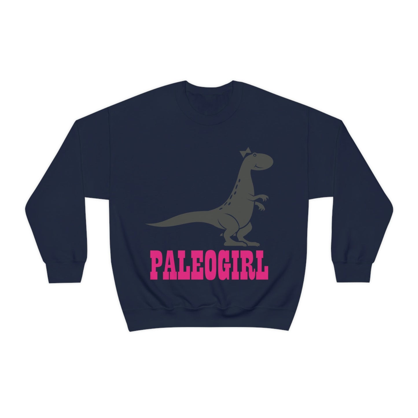 Funny T-Rex Paleontologist Girl, Professional Humor Unisex Heavy Blend™ Crewneck Sweatshirt Ichaku [Perfect Gifts Selection]