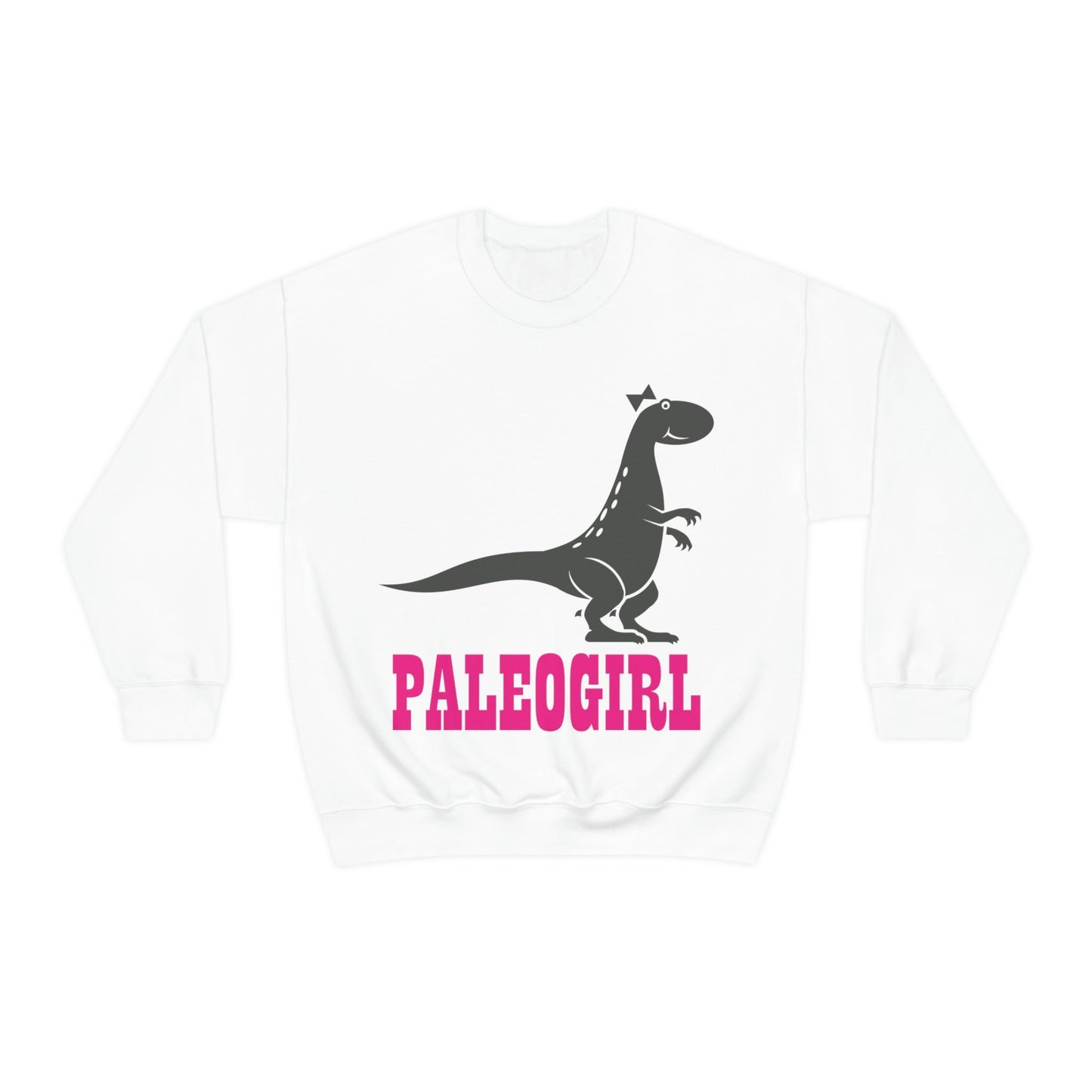 Funny T-Rex Paleontologist Girl, Professional Humor Unisex Heavy Blend™ Crewneck Sweatshirt Ichaku [Perfect Gifts Selection]