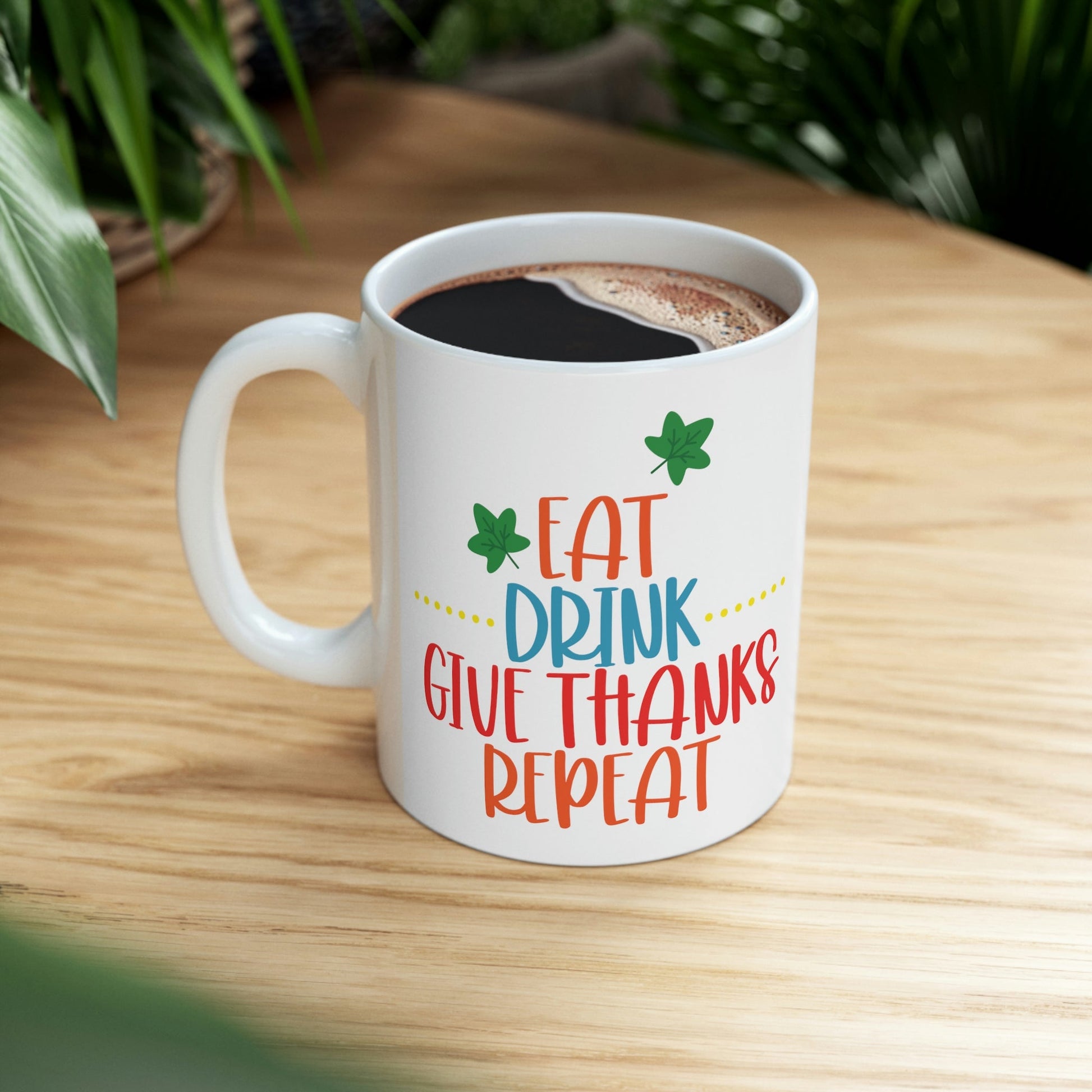 Funny Thanksgiving Day Quotes Sarcastic Sayings Ceramic Mug 11oz Ichaku [Perfect Gifts Selection]