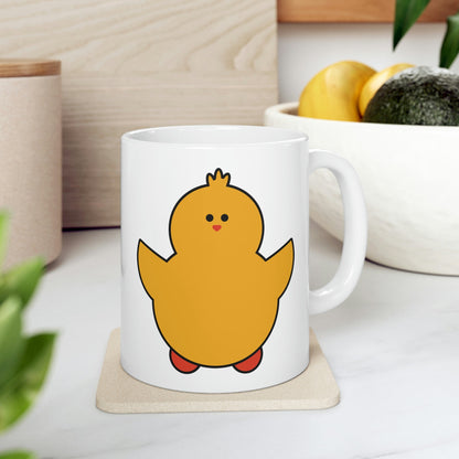 Funny Yellow Canary Wild Bird Lovers Ceramic Mug 11oz Ichaku [Perfect Gifts Selection]