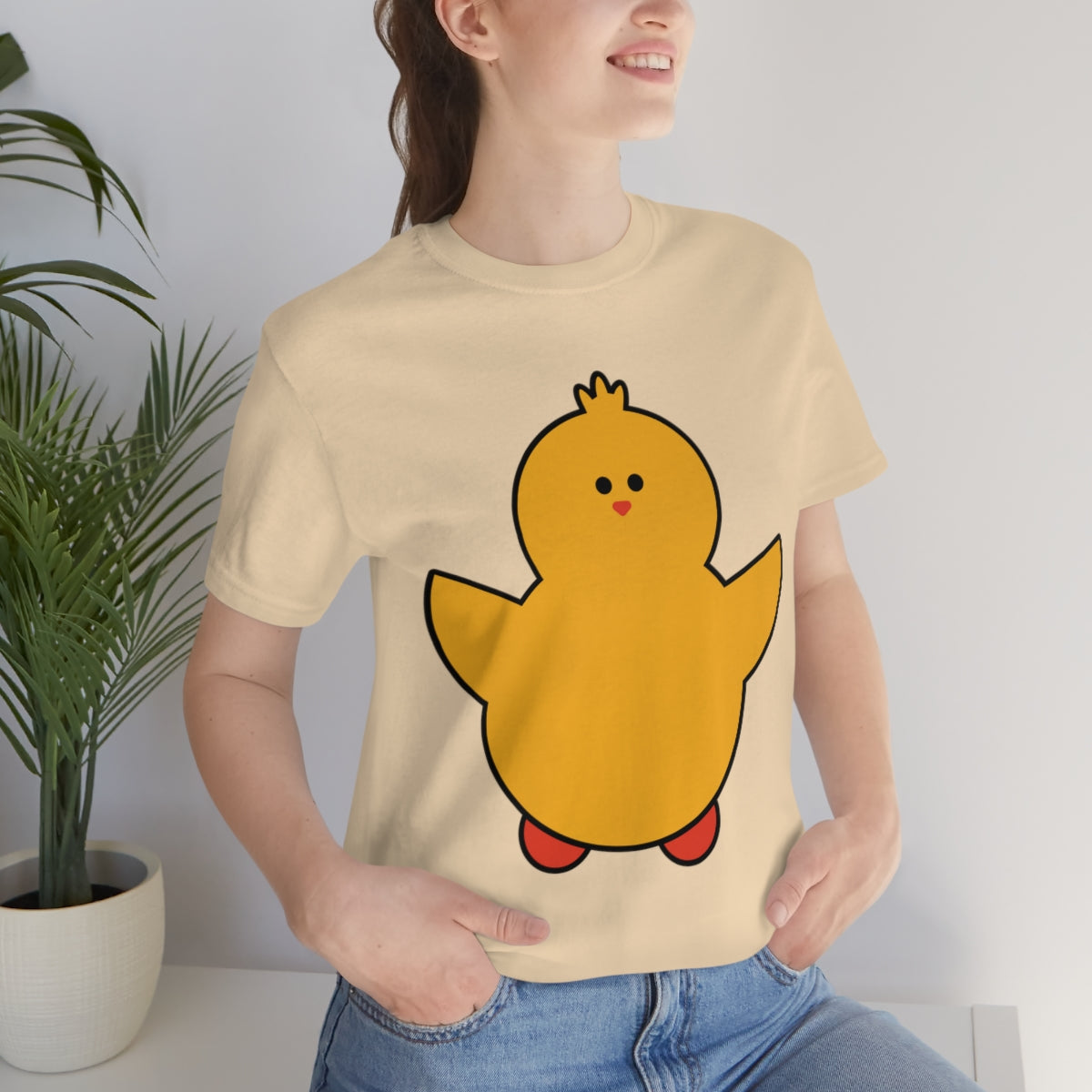 Funny Yellow Canary Wild Bird Lovers Unisex Jersey Short Sleeve T-Shirt Ichaku [Perfect Gifts Selection]