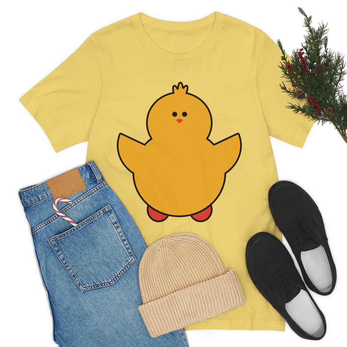 Funny Yellow Canary Wild Bird Lovers Unisex Jersey Short Sleeve T-Shirt Ichaku [Perfect Gifts Selection]