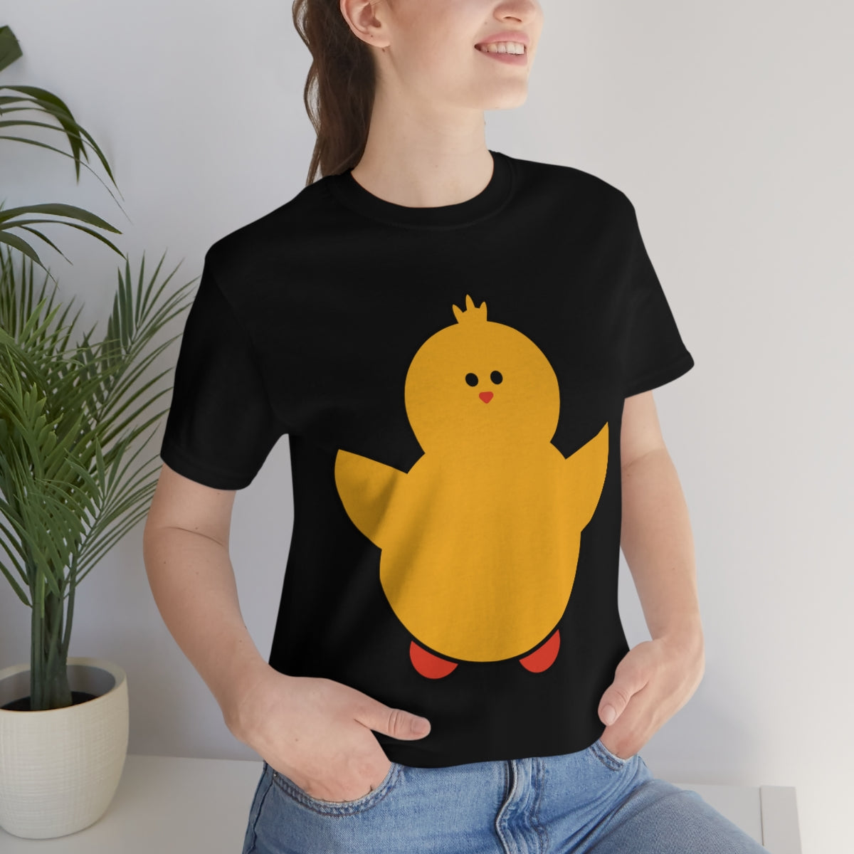 Funny Yellow Canary Wild Bird Lovers Unisex Jersey Short Sleeve T-Shirt Ichaku [Perfect Gifts Selection]