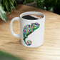 Gecko Iguana Chameleon Lizard Reptile Mozaic Ceramic Mug 11oz Ichaku [Perfect Gifts Selection]