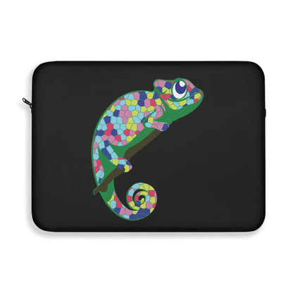 Gecko Iguana Chameleon Lizard Reptile Mozaic Laptop Sleeve Ichaku [Perfect Gifts Selection]