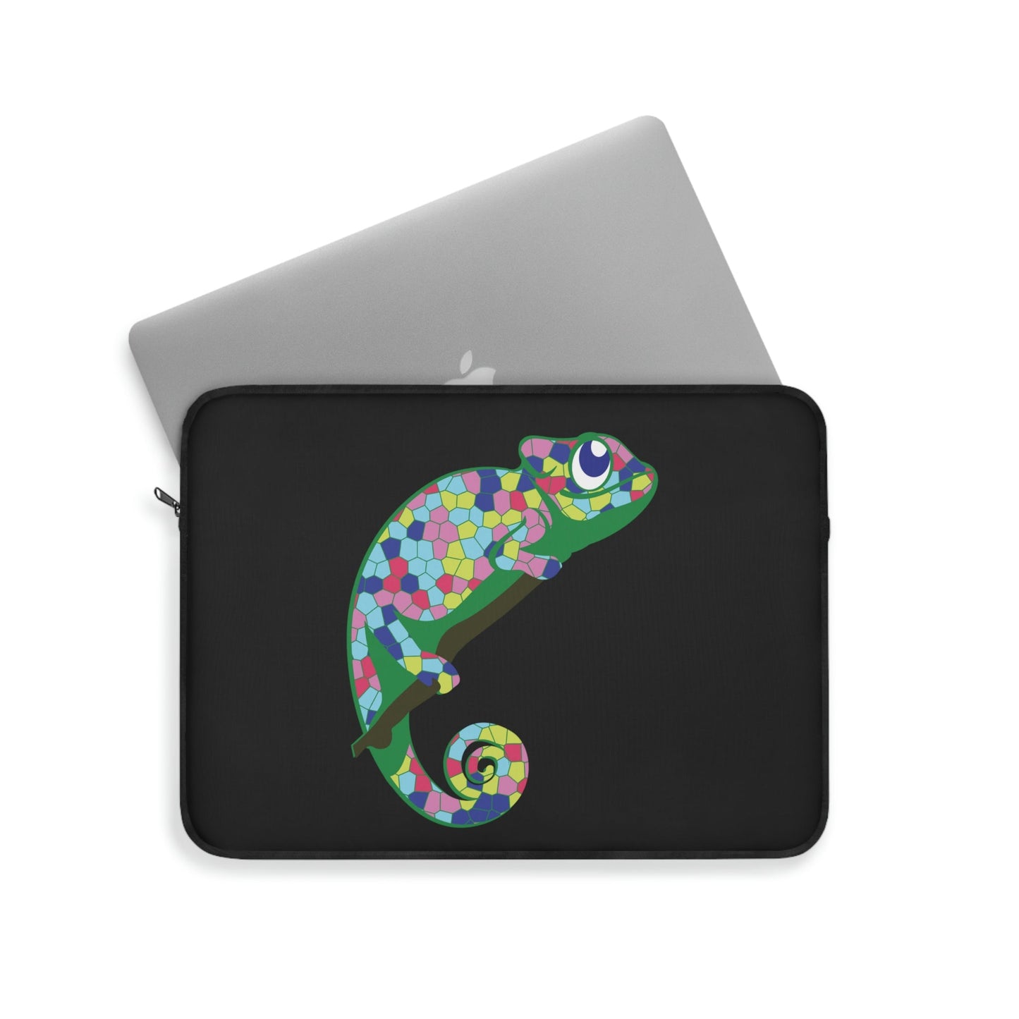 Gecko Iguana Chameleon Lizard Reptile Mozaic Laptop Sleeve Ichaku [Perfect Gifts Selection]