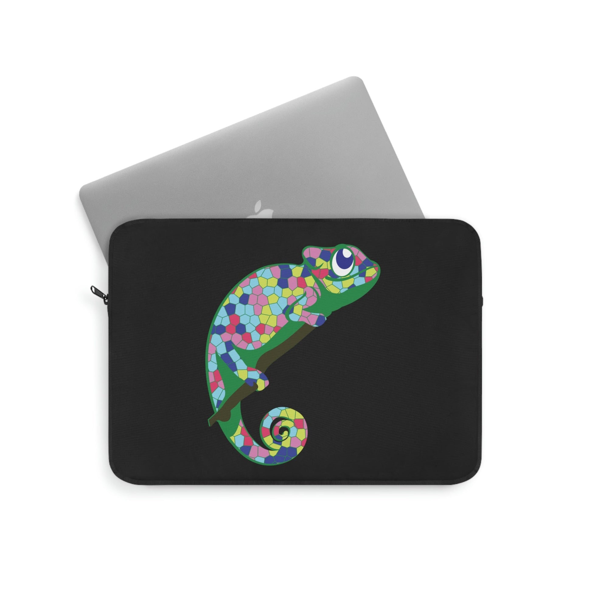 Gecko Iguana Chameleon Lizard Reptile Mozaic Laptop Sleeve Ichaku [Perfect Gifts Selection]