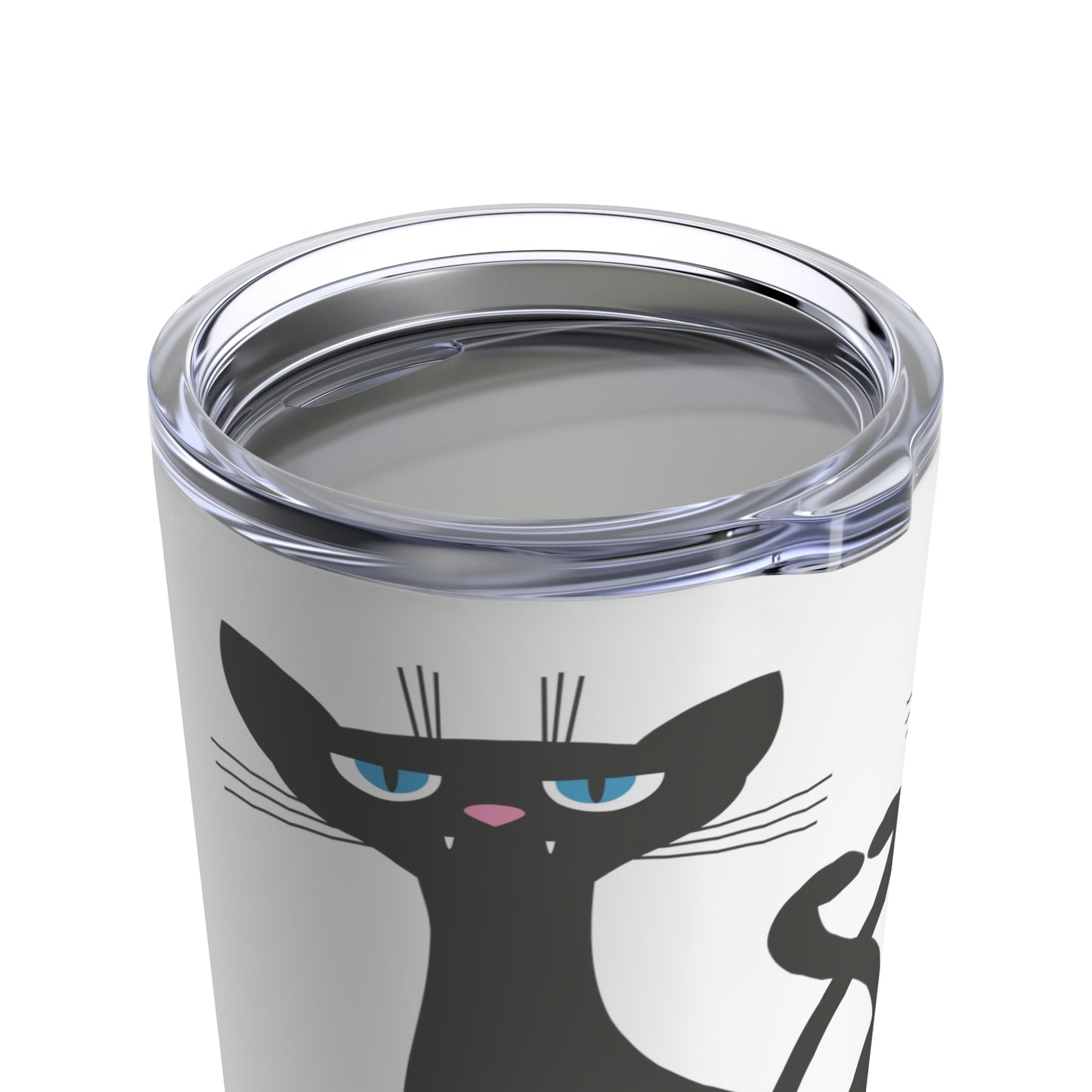Gemini Cat Zodiac Sign Stainless Steel Hot or Cold Vacuum Tumbler 20oz Ichaku [Perfect Gifts Selection]