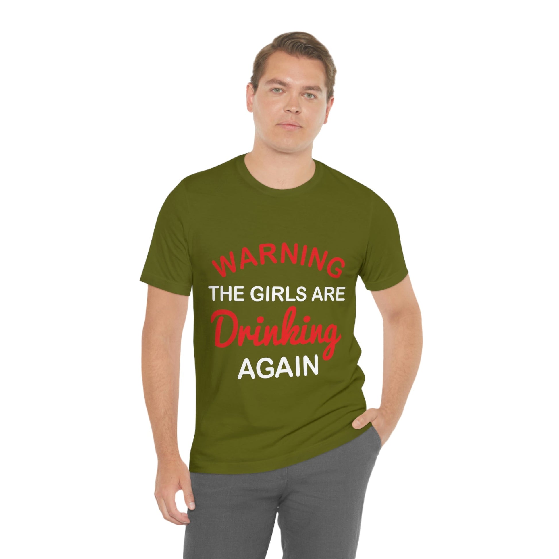 Girls Are Drinking Again Bar Lovers Slogans Unisex Jersey Short Sleeve T-Shirt Ichaku [Perfect Gifts Selection]