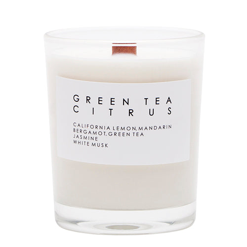 Green Tea Citrus - 7oz Glass Candle *Limited Release* Ichaku [Perfect Gifts Selection]