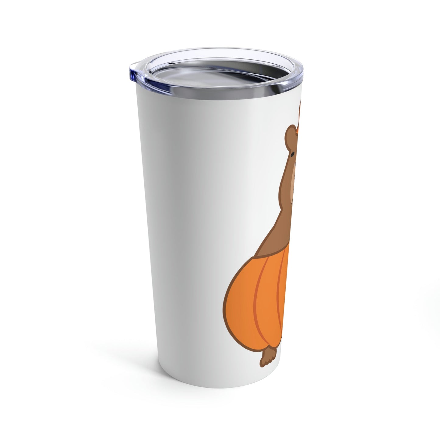 Halloween Capybara Cute October Pumpkin Art Stainless Steel Hot or Cold Vacuum Tumbler 20oz Ichaku [Perfect Gifts Selection]