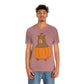 Halloween Capybara Cute October Pumpkin Art Unisex Jersey Short Sleeve T-Shirt Ichaku [Perfect Gifts Selection]