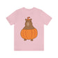 Halloween Capybara Cute October Pumpkin Art Unisex Jersey Short Sleeve T-Shirt Ichaku [Perfect Gifts Selection]