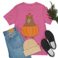 Halloween Capybara Cute October Pumpkin Art Unisex Jersey Short Sleeve T-Shirt Ichaku [Perfect Gifts Selection]