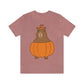 Halloween Capybara Cute October Pumpkin Art Unisex Jersey Short Sleeve T-Shirt Ichaku [Perfect Gifts Selection]