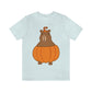 Halloween Capybara Cute October Pumpkin Art Unisex Jersey Short Sleeve T-Shirt Ichaku [Perfect Gifts Selection]