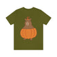 Halloween Capybara Cute October Pumpkin Art Unisex Jersey Short Sleeve T-Shirt Ichaku [Perfect Gifts Selection]