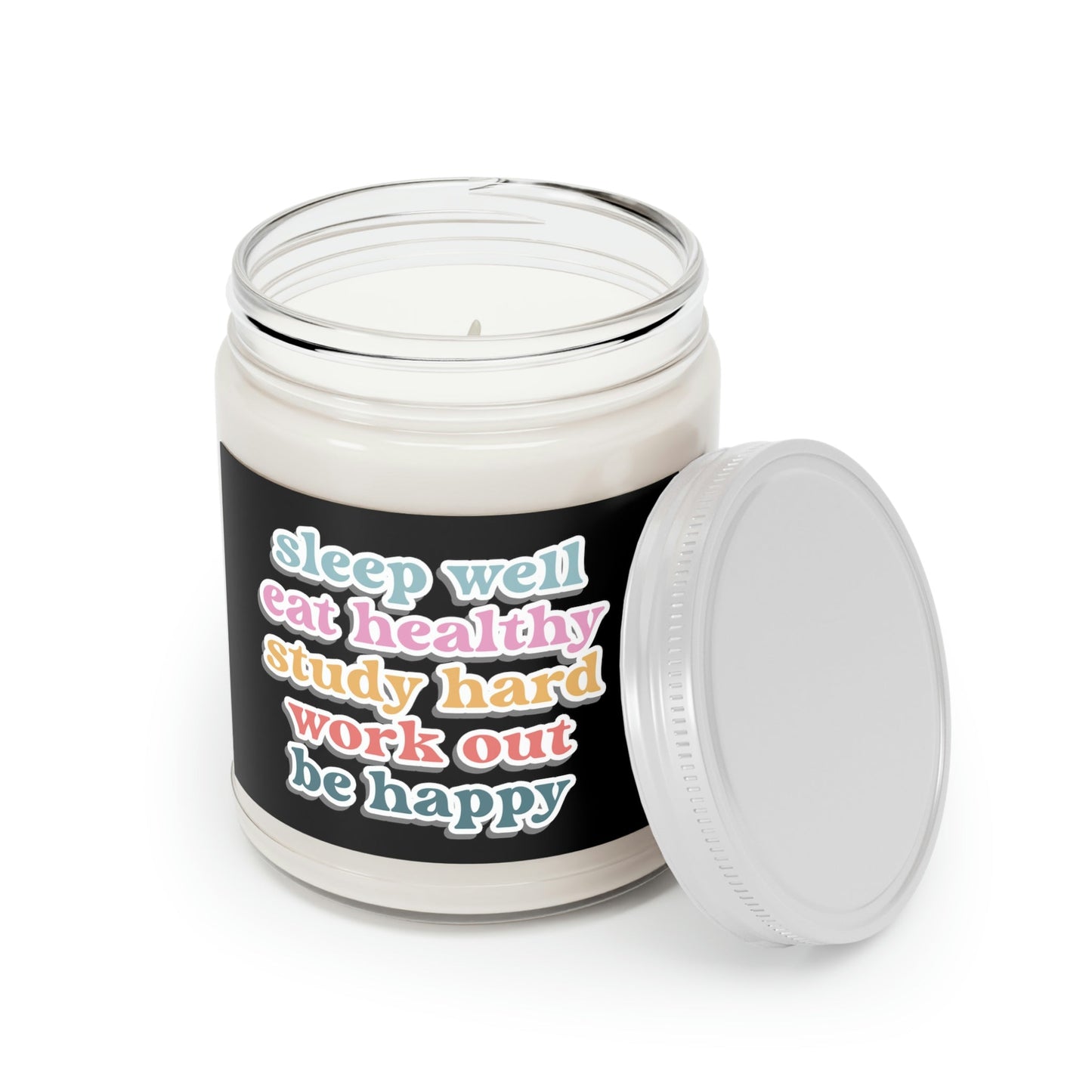 Happiness Work Life Balance Wellness Scented Candle, Up to 60h, Soy Wax, 9oz Ichaku [Perfect Gifts Selection]