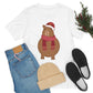 Happy Christmas Merry Xmas Capybara New Year Unisex Jersey Short Sleeve T-Shirt Ichaku [Perfect Gifts Selection]