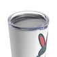 Happy New Year Bunny Christmas Gift Stainless Steel Hot or Cold Vacuum Tumbler 20oz Ichaku [Perfect Gifts Selection]