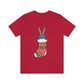 Happy New Year Bunny Christmas Gift Unisex Jersey Short Sleeve T-Shirt Ichaku [Perfect Gifts Selection]