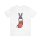 Happy New Year Bunny Christmas Gift Unisex Jersey Short Sleeve T-Shirt Ichaku [Perfect Gifts Selection]