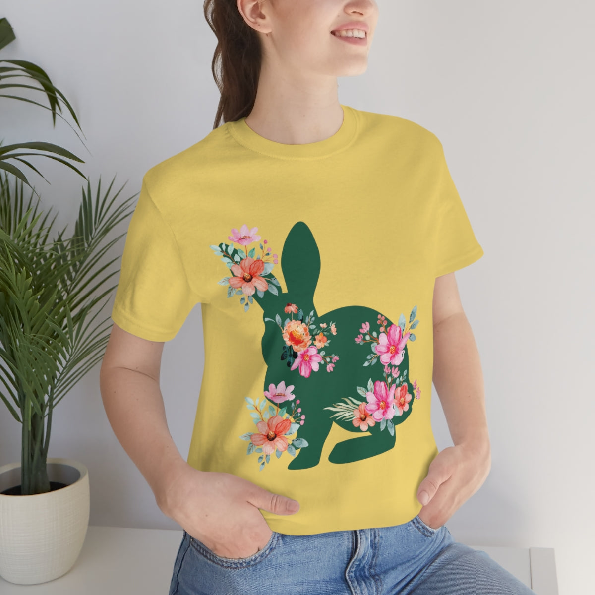 Happy New Year Of The Rabbit Unisex Jersey Short Sleeve T-Shirt Ichaku [Perfect Gifts Selection]