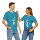 Heartbeat in Love Romantic Heart Unisex Jersey Short Sleeve T-Shirt Ichaku [Perfect Gifts Selection]